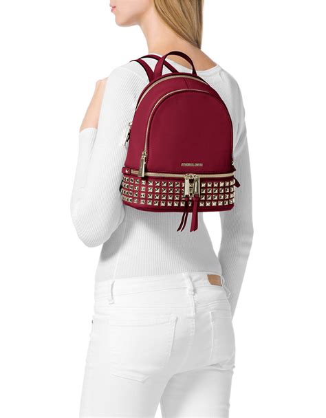 michael kors red backpack|Michael Kors Backpack sale outlet.